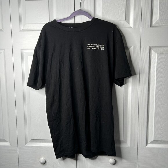 HBX Hypebeast New York, NY Black Short Sleeve T-Shirt Size X-Large XL - Picture 1 of 5